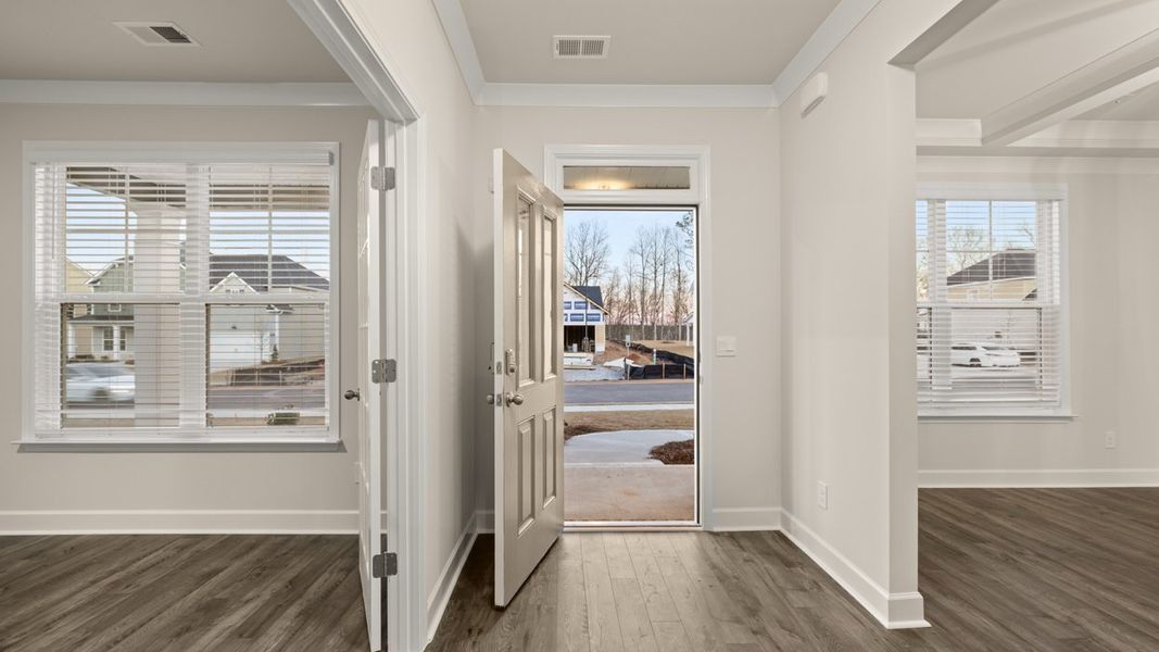 Furnished interior view inside a new home in Evergreen Crossing, Locust Grove (Image 3).