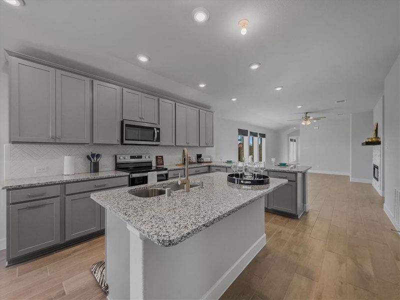 Furnished interior view inside a new home in , Anna (Image 8).