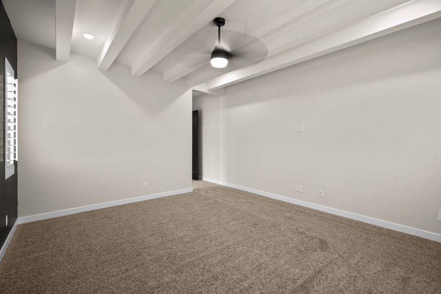 Representative unfurnished interior of a home built from the Pebble Beach- II by LEH. Homes in Verdancia, El Paso (Image 57).
