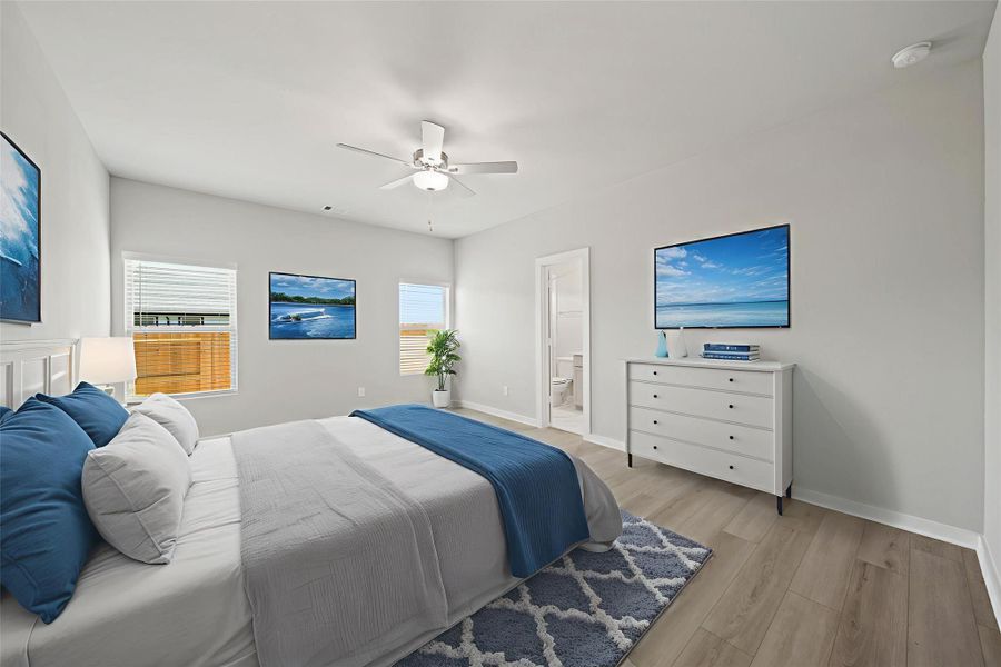 Furnished interior view inside a new home in Laurel Landing, Alvin (Image 7).
