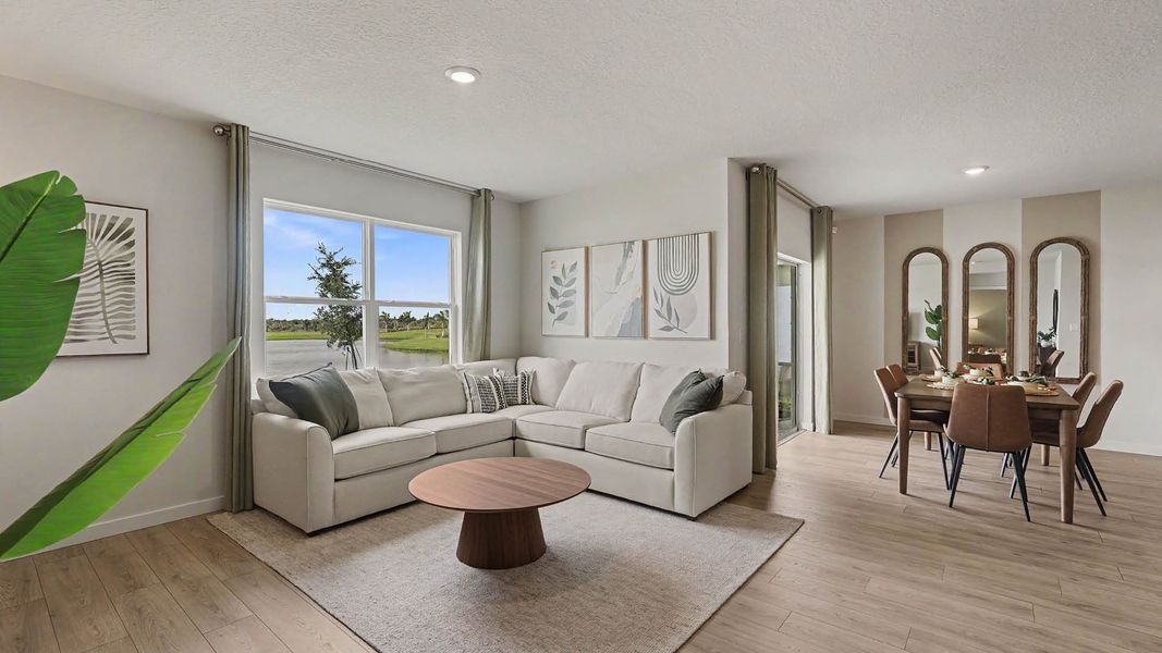 Representative furnished interior of a home built from the Cali by D.R. Horton in Cypress Bay West, Palm Bay (Image 12). Representative furnished interior of a home built from the Cali by D.R. Horton in Cypress Bay West, Palm Bay (Image 12).