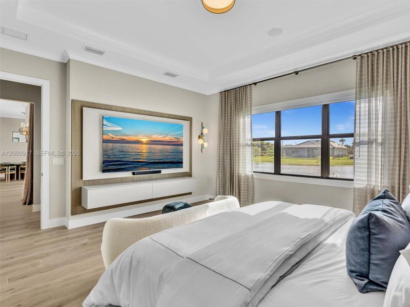 Furnished interior view inside a new home in , Davie (Image 27).