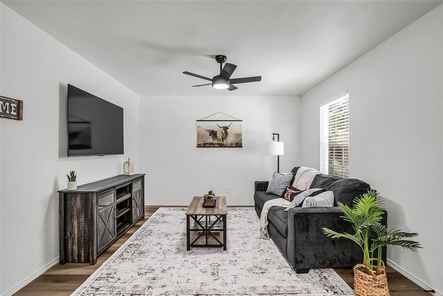 Furnished interior view inside a new home in , Bonham (Image 5). Furnished interior view inside a new home in , Bonham (Image 5).