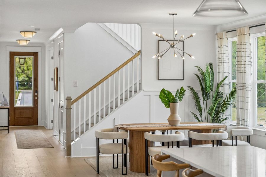 Furnished interior view inside a new home in Miller's Crossing, Johns Island (Image 73).