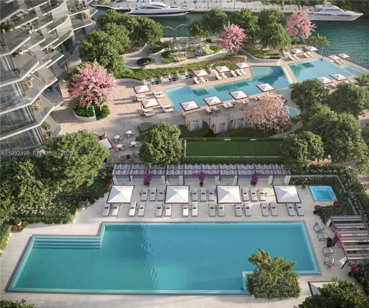 Community amenities in Viceroy Brickell Residences Miami, Miami (Image 12). Community amenities in Viceroy Brickell Residences Miami, Miami (Image 12).