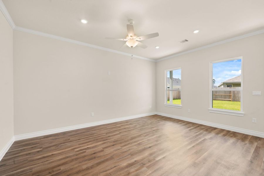 Spacious, unfurnished interior of a new home in Grand Oaks Reserve, Cleveland (Image 24). Spacious, unfurnished interior of a new home in Grand Oaks Reserve, Cleveland (Image 24).