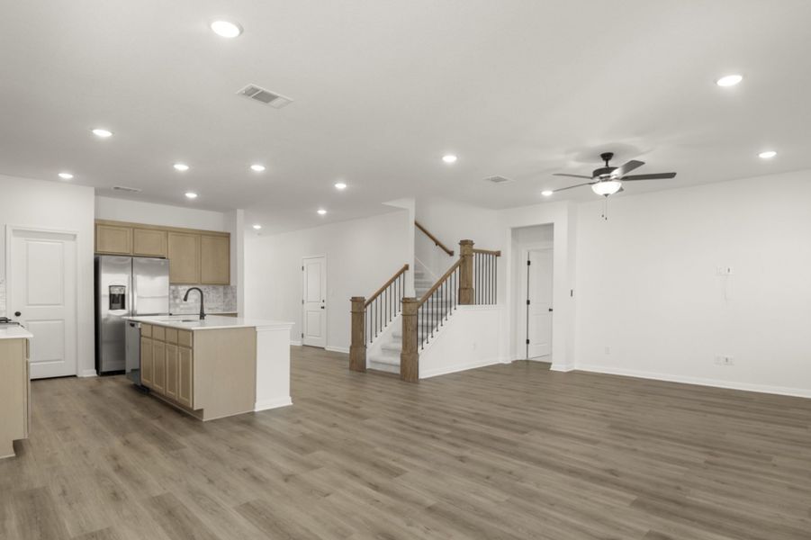Furnished interior view inside a new home in Orchard Ridge, Liberty Hill (Image 10).