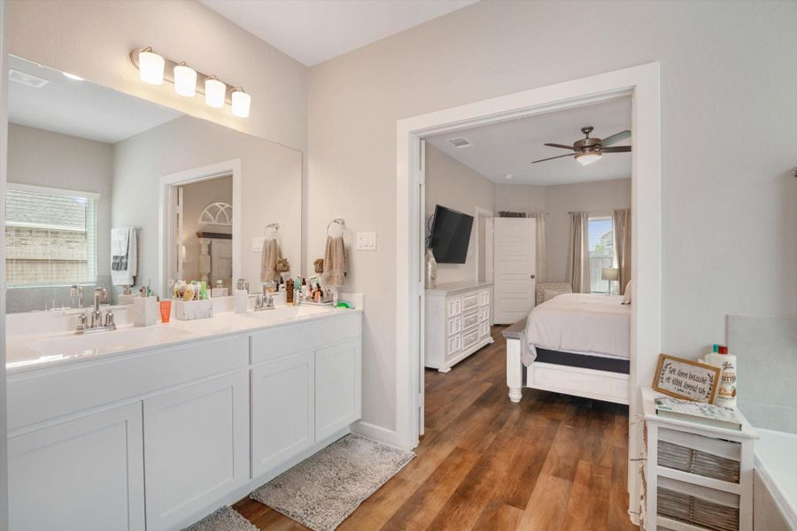 Furnished interior view inside a new home in Marvida, Cypress (Image 17).