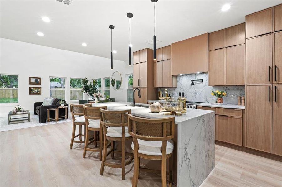 Furnished interior view inside a new home in , Dallas (Image 9).