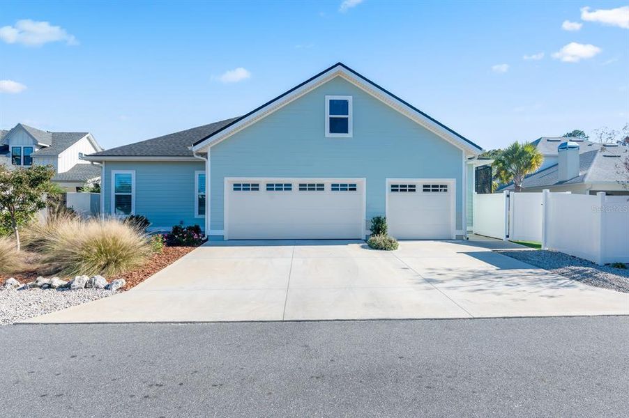 2 full car garage & 1 smaller bay perfect for golf cart!