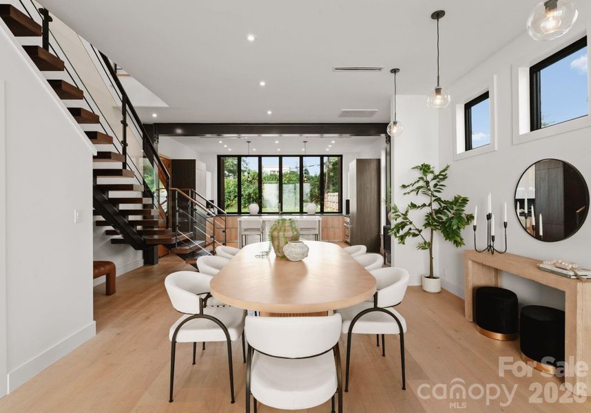 Furnished interior view inside a new home in , Charlotte (Image 12).