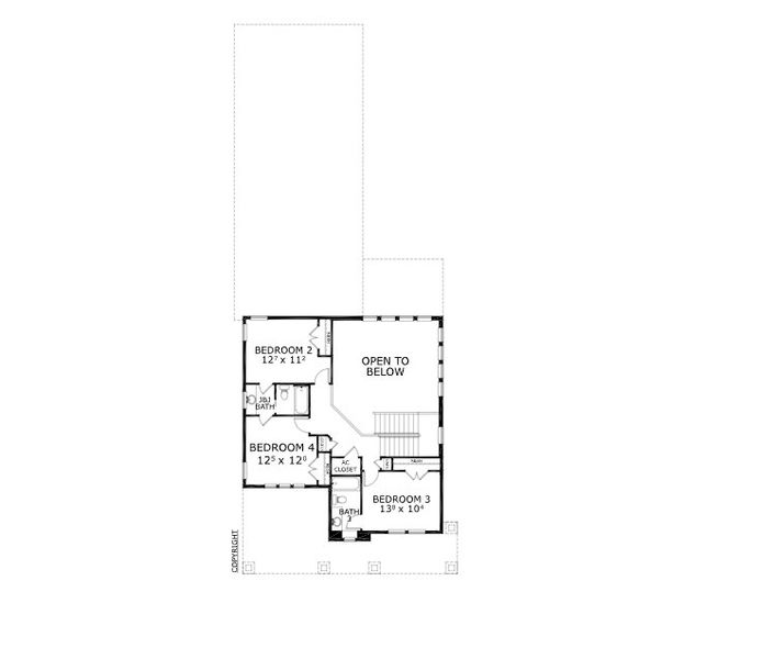 2D floor plan layout of this home in Oakmont, Gainesville, FL (Image 5).