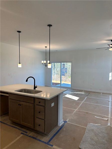 In-progress construction of a new home in Meece Townhomes, Easley, SC (Image 4).