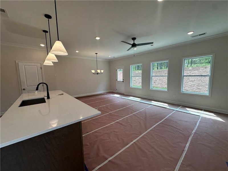 In-progress construction of a new home in Wildwood Place, Powder Springs, GA (Image 24).