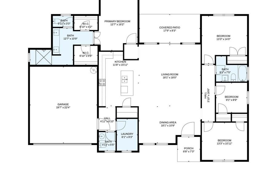 2D floor plan layout of this home in , Horseshoe Bay, TX (Image 3). 2D floor plan layout of this home in , Horseshoe Bay, TX (Image 3).