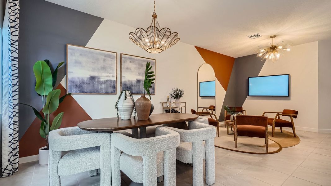 Representative furnished interior of a home built from the Topaz by D.R. Horton in Ashwood Cove, Lake Worth (Image 11).