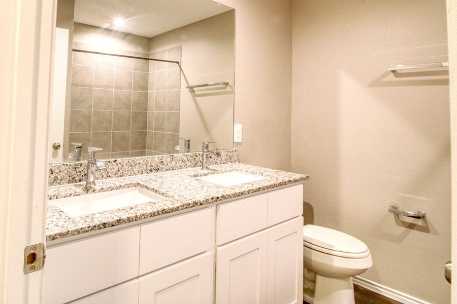 Furnished interior view inside a new home in Central Park, Texas City (Image 7). Furnished interior view inside a new home in Central Park, Texas City (Image 7).