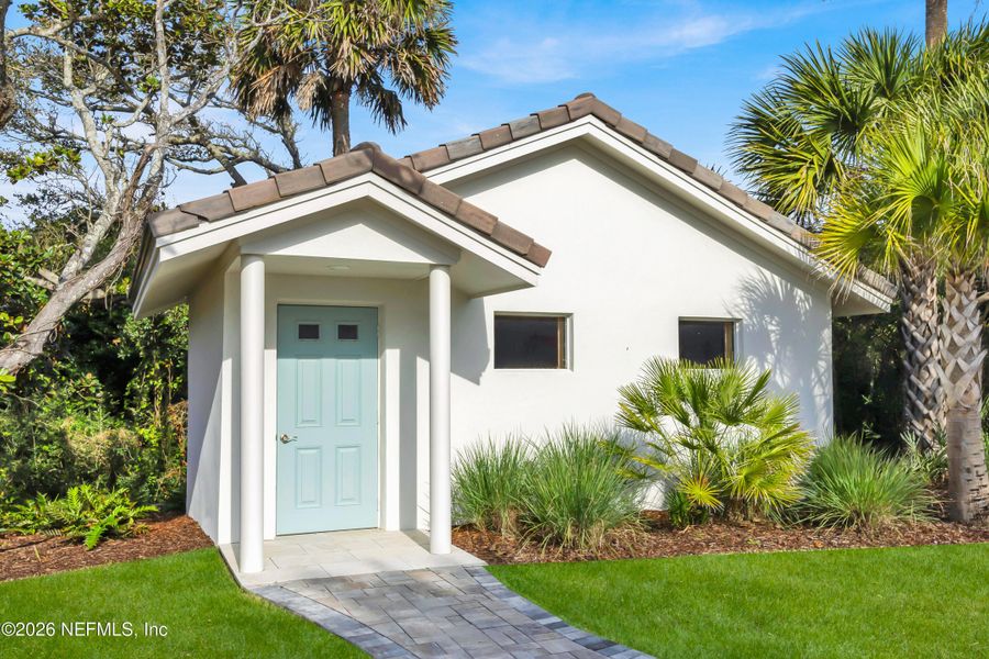 Front exterior of a new home in , Ponte Vedra Beach, FL, highlighting curb appeal (Image 34).