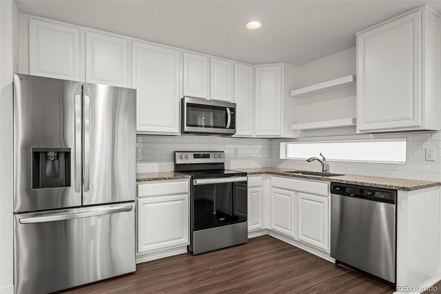 Furnished interior view inside a new home in , Colorado Springs (Image 5).