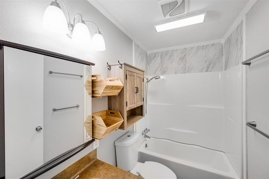 Furnished interior view inside a new home in , Blossom (Image 5). Furnished interior view inside a new home in , Blossom (Image 5).