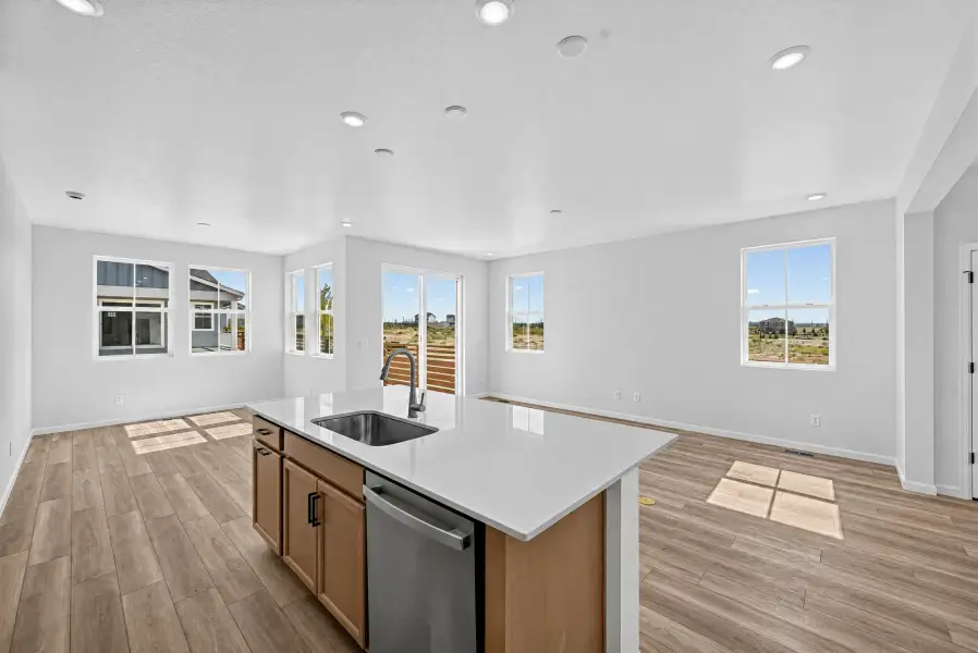 Furnished interior view inside a new home in The Aurora Highlands, Aurora (Image 4).