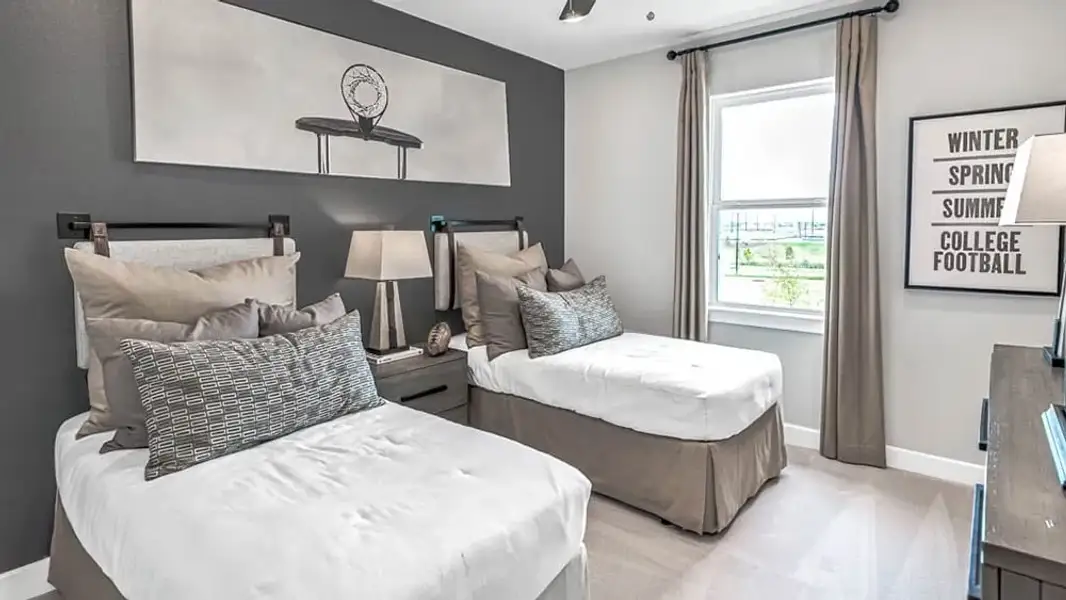Furnished interior view inside a new home in Avalon at Cypress, Cypress (Image 32).
