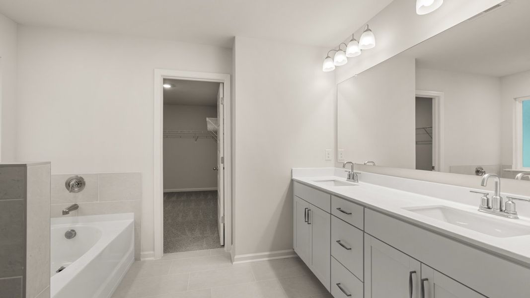 Representative furnished interior of a home built from the Summit by D.R. Horton in The Gates at Pates Creek, Hampton (Image 10).