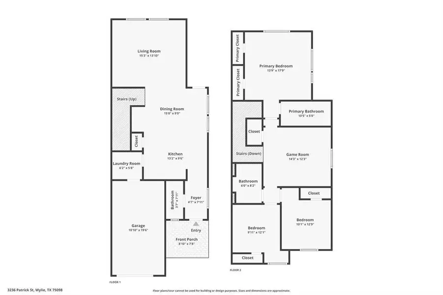 2D floor plan layout of this home in , Wylie, TX (Image 5).