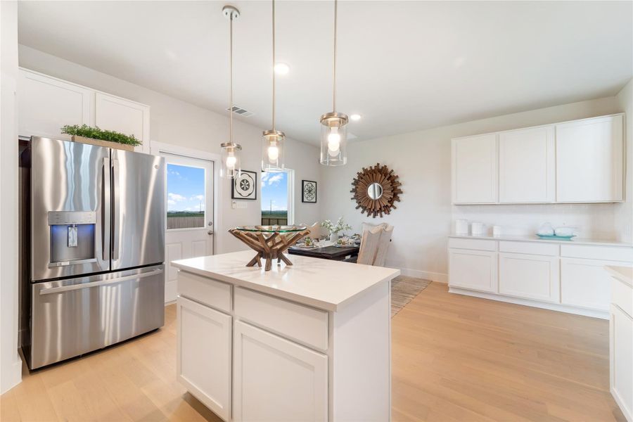 Furnished interior view inside a new home in Massey Oaks, Pearland (Image 4).