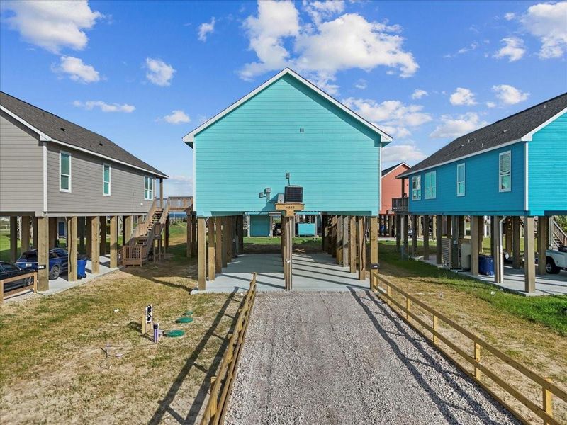 Exterior details and patio area of a home in , Surfside Beach (Image 18). Exterior details and patio area of a home in , Surfside Beach (Image 18).