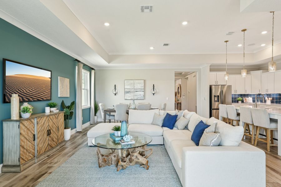 Representative furnished interior of a home built from the Atlantis by Maronda Homes in The Vue, Satellite Beach (Image 12).