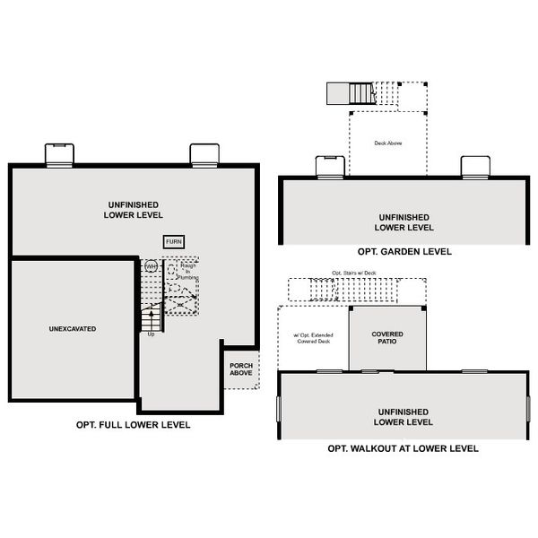 2D floor plan layout of this home in The Overlook at Johnstown Farms, Johnstown, CO (Image 19).