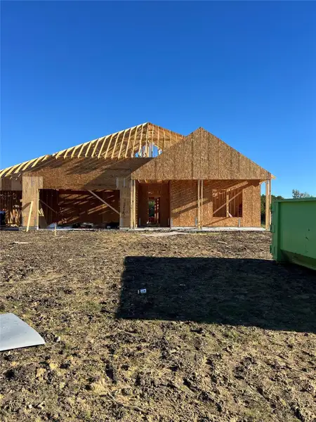 In-progress construction of a new home in Grand Oaks, Mont Belvieu, TX (Image 4).