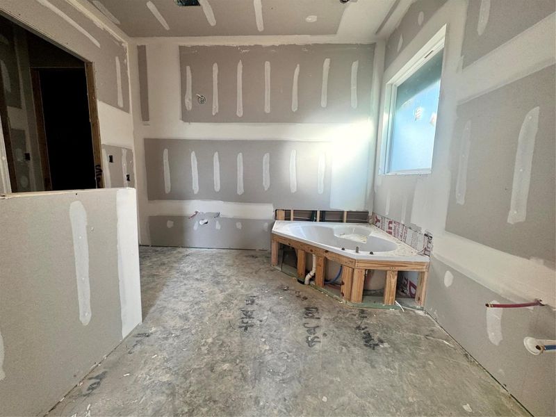 Actual progress of your home.