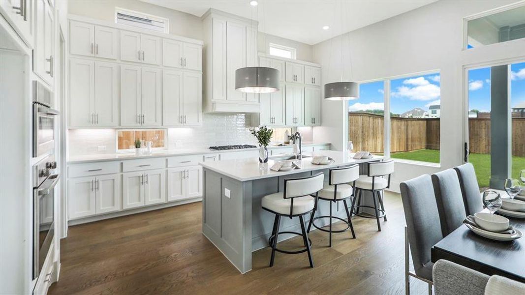 Furnished interior view inside a new home in Rio Vista at Kelly Ranch, Aledo (Image 12).