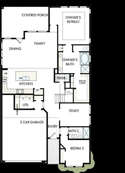 View of home floor plan