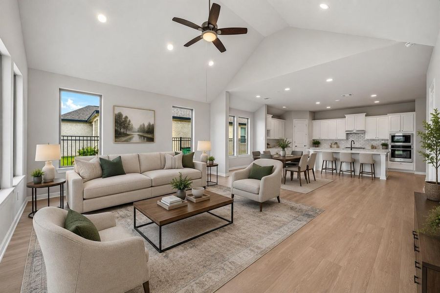 Furnished interior view inside a new home in , Cypress (Image 8). Furnished interior view inside a new home in , Cypress (Image 8).