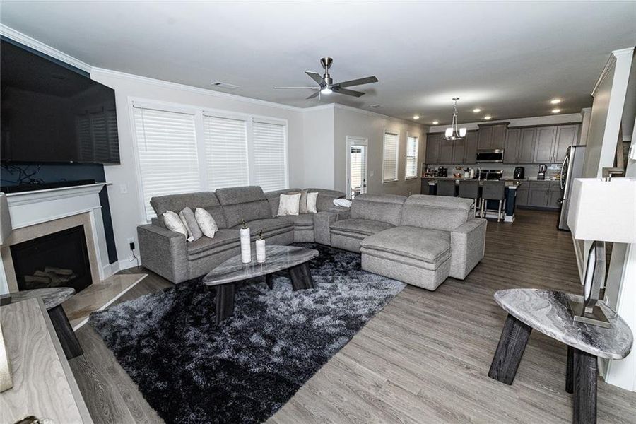 Furnished interior view inside a new home in , Lawrenceville (Image 14).