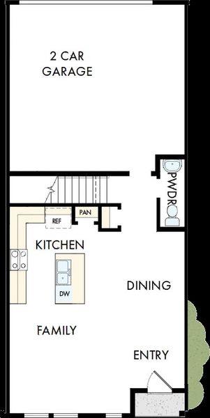 2D floor plan layout of this home in Westwood Reserve, Charlotte, NC (Image 2). 2D floor plan layout of this home in Westwood Reserve, Charlotte, NC (Image 2).