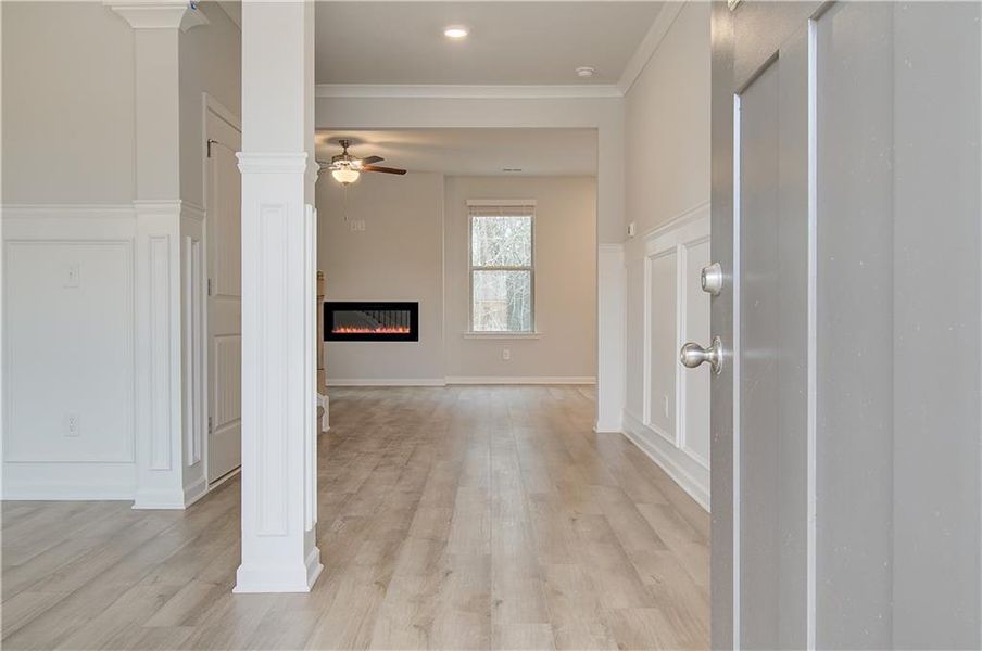 Spacious, unfurnished interior of a new home in Cedar Grove Commons, Conley (Image 11). Spacious, unfurnished interior of a new home in Cedar Grove Commons, Conley (Image 11).