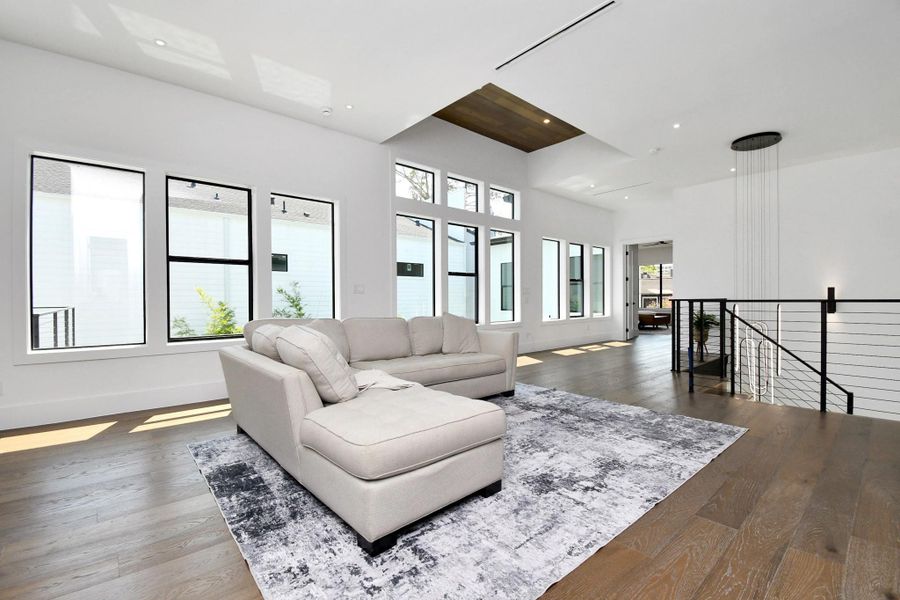 Furnished interior view inside a new home in , Houston (Image 30).