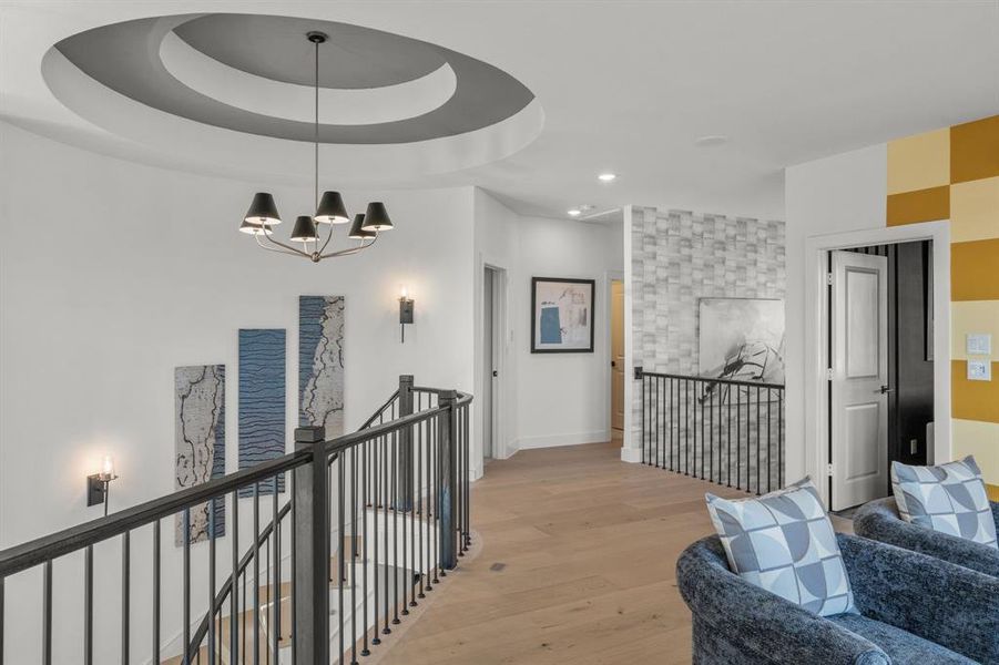 Furnished interior view inside a new home in East Village - Classic Series, Frisco (Image 34).