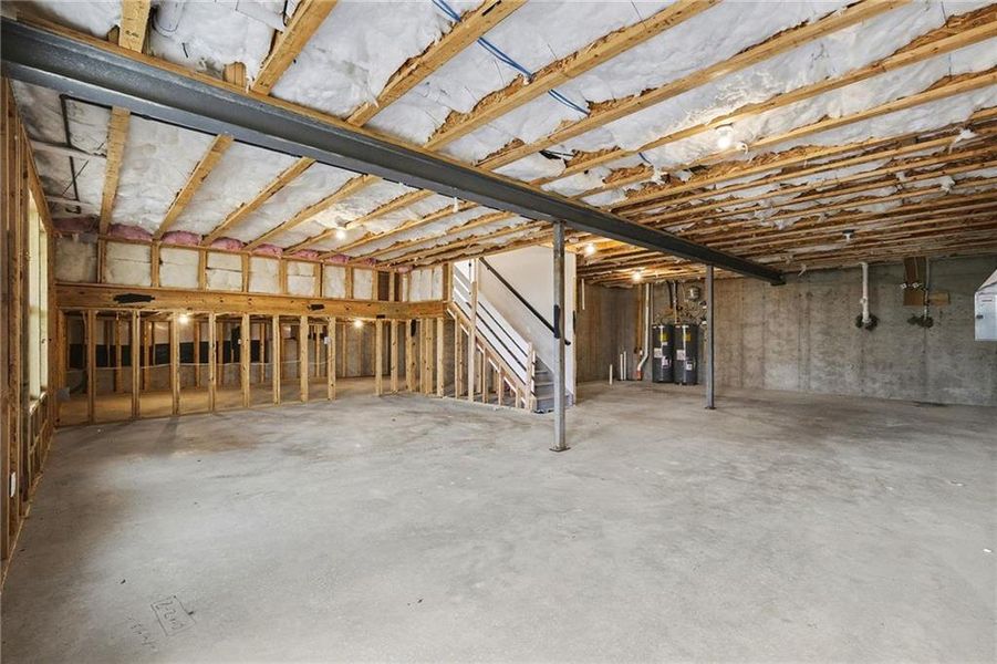 In-progress construction of a new home in , Hoschton, GA (Image 43).