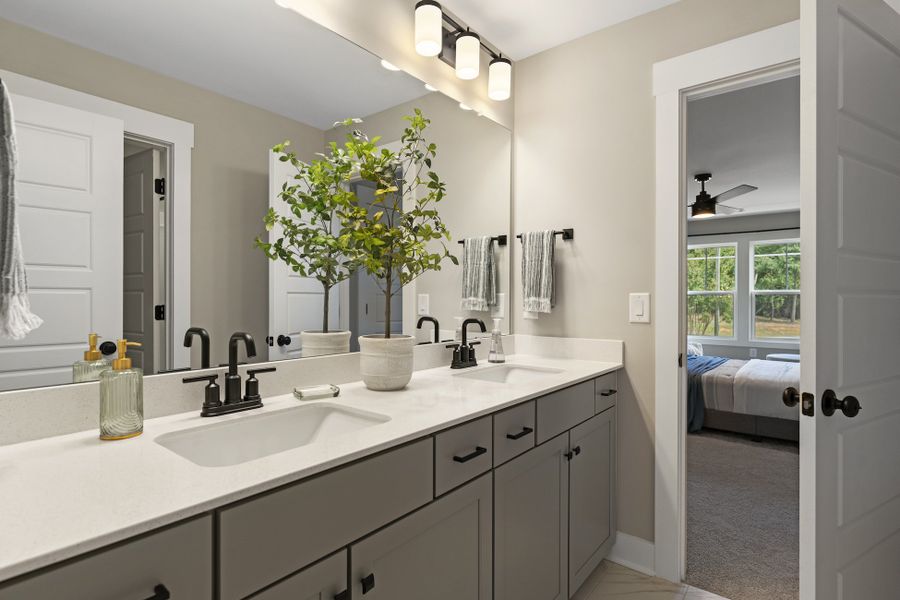 Representative furnished interior of a home built from the Tillman by Hunter Quinn Homes in Landing at Clemson Marina, Seneca (Image 11).