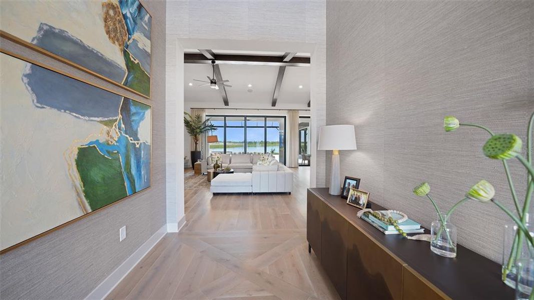 Furnished interior view inside a new home in , Venice (Image 16).