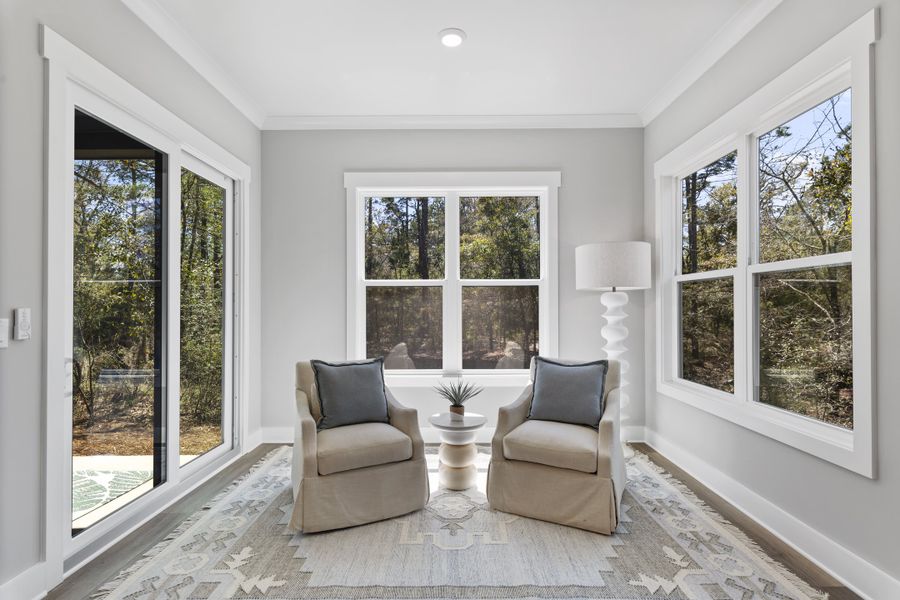Furnished interior view inside a new home in Tessera, Santa Rosa Beach (Image 12).