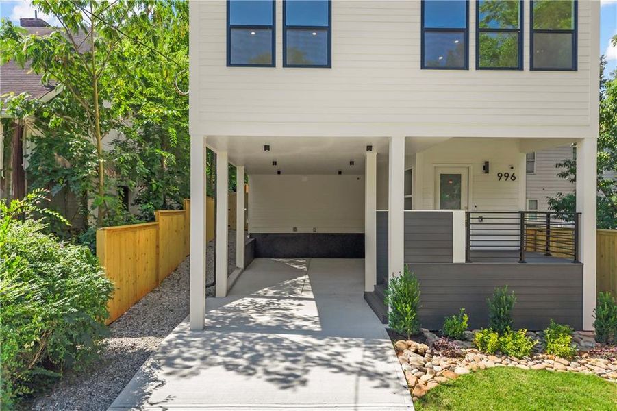 Front exterior of a new home in , Atlanta, GA, highlighting curb appeal (Image 25). Front exterior of a new home in , Atlanta, GA, highlighting curb appeal (Image 25).