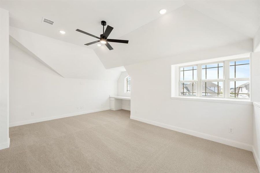 Spacious, unfurnished interior of a new home in Painted Tree Woodland District 50, McKinney (Image 27).