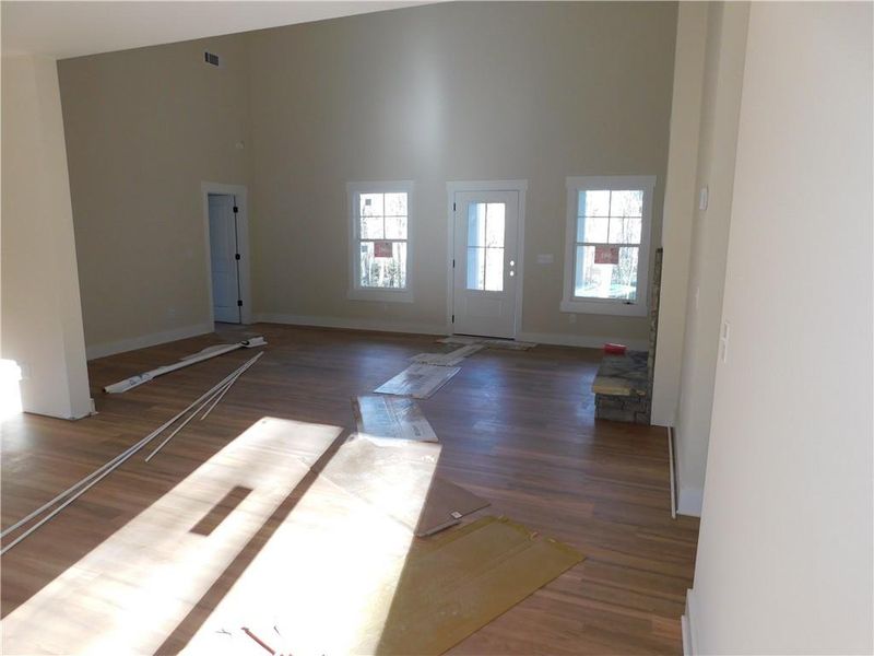 In-progress construction of a new home in , Dahlonega, GA (Image 18).