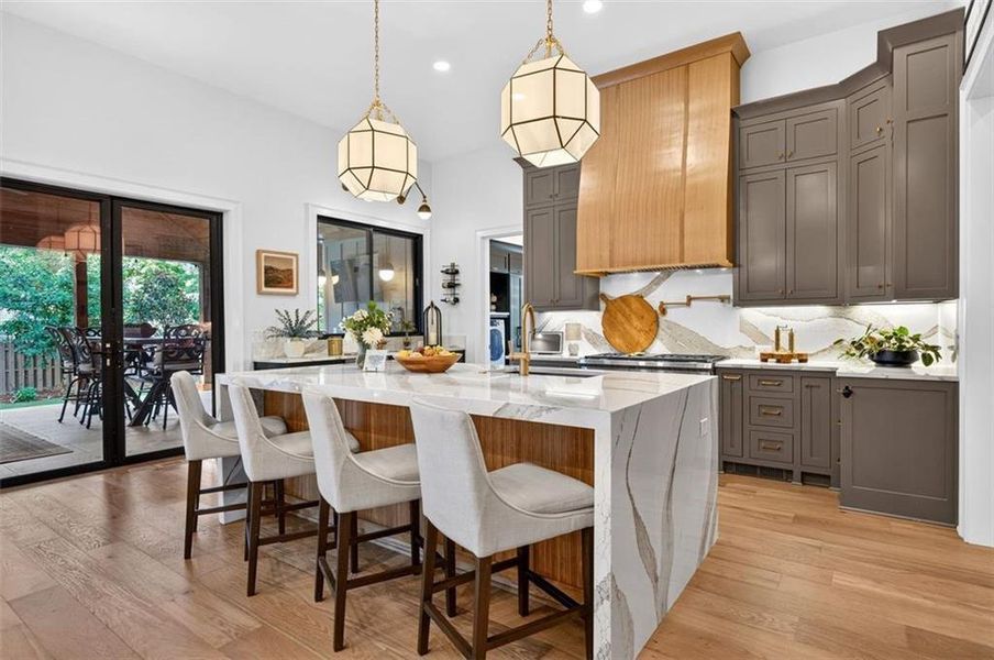 Furnished interior view inside a new home in , Alpharetta (Image 52).
